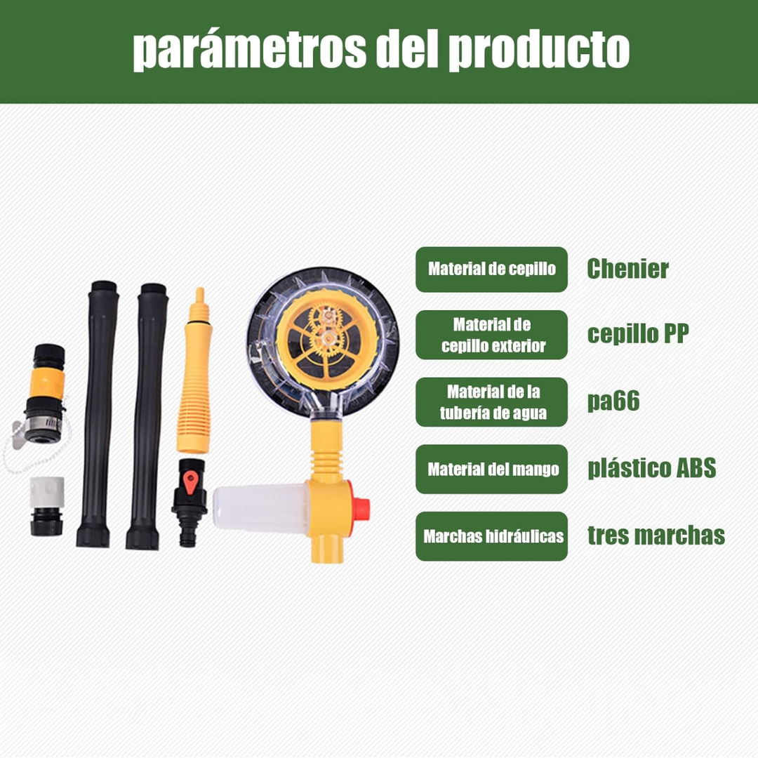 AutoWhirl Cepillo de lavado giratorio para coche